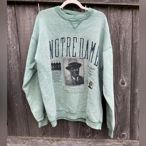 Vintage 80s 90s University of Notre Dame Sweatshirt Galt Sand Rockne Era